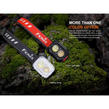 Fenix HL18RTV20BLC - Dimmbare, aufladbare LED-Stirnlampe LED/USB IP66 800 lm 160 h schwarz/orange