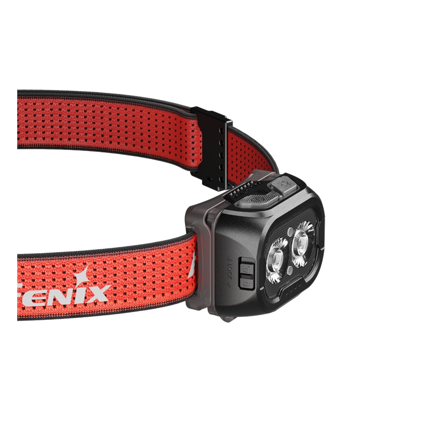 Fenix HL18RTV20BLC - Dimmbare, aufladbare LED-Stirnlampe LED/USB IP66 800 lm 160 h schwarz/orange