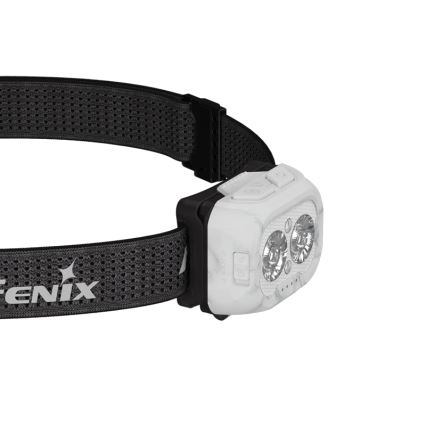 Fenix HL18RTV20WHT - Dimmbare, aufladbare LED-Stirnlampe LED/USB IP66 800 glänzend 160 h weiß/schwarz