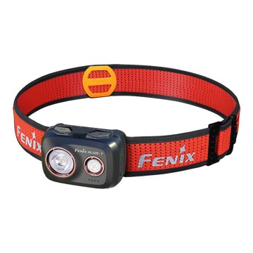 Fenix HL32RTBLCK - Aufladbare LED-Stirnlampe LED/USB/3xAAA IP66 800 glänzend 300 h 1900 mAh schwarz/orange