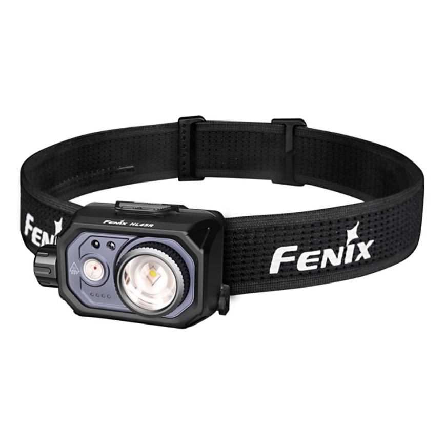 Fenix HL45R - Dimmbare, aufladbare LED-Stirnlampe mit Fokussierung LED/USB IP66 1000 glänzend 240 h schwarz