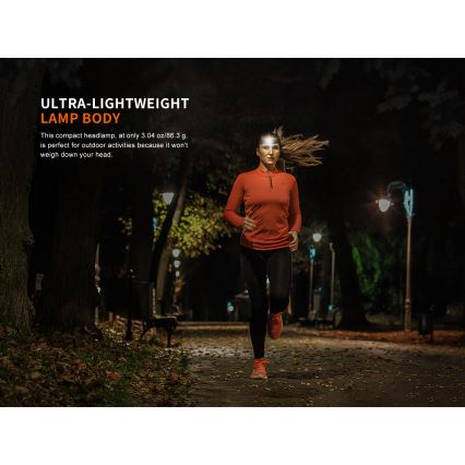 Fenix HM23V20 - Dimmbare LED-Stirnlampe LED/1xAA IP68 300 lm 100 h