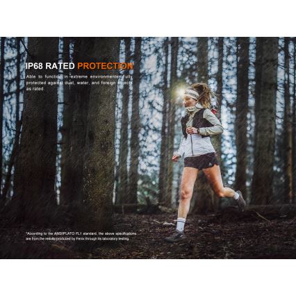 Fenix HM23V20 - Dimmbare LED-Stirnlampe LED/1xAA IP68 300 lm 100 h