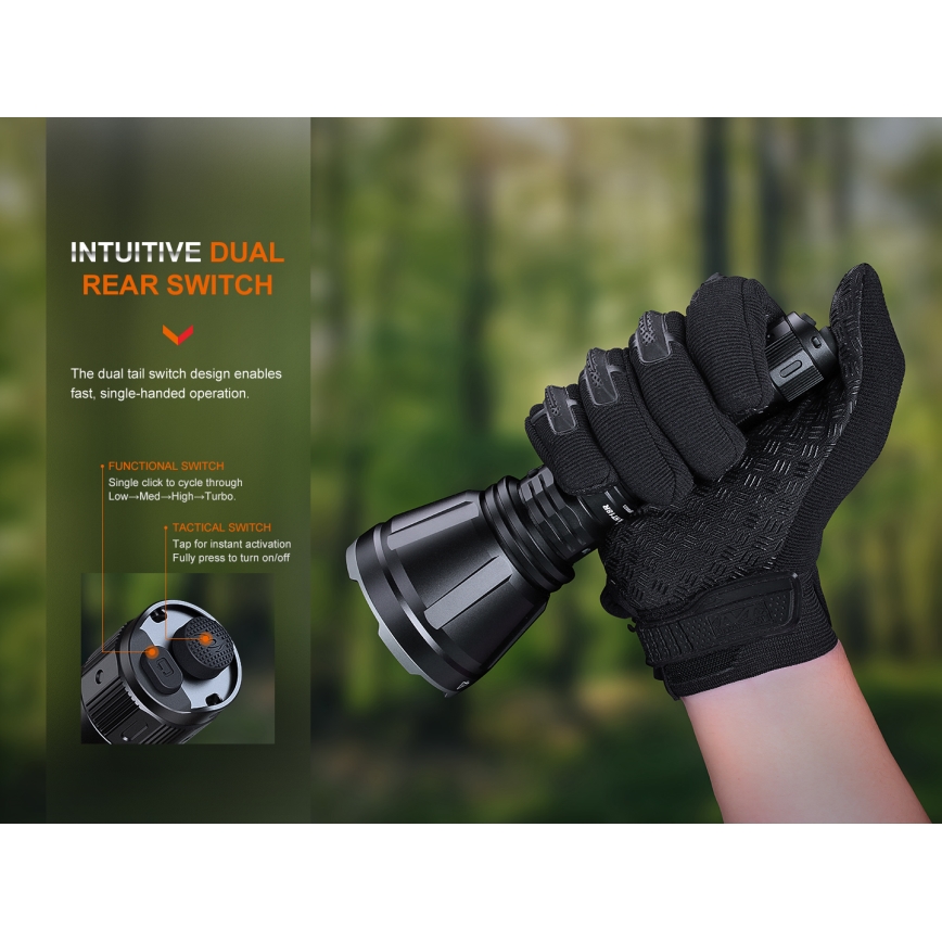Fenix HT18R - Dimmbare, aufladbare LED-Taschenlampe LED/1x21700 IP68 2800 lm 42 h