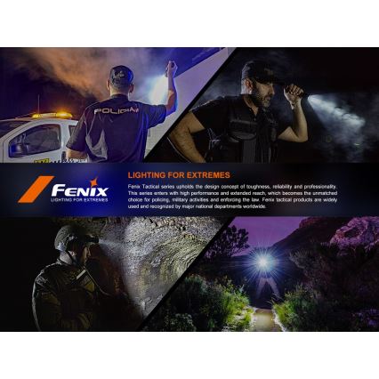 Fenix SW05RUVBLC - Dimmbare, aufladbare LED-Taschenlampe LED/USB IPX6 150 lm 49 h schwarz