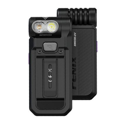 Fenix SW05RUVBLC - Dimmbare, aufladbare LED-Taschenlampe LED/USB IPX6 150 lm 49 h schwarz