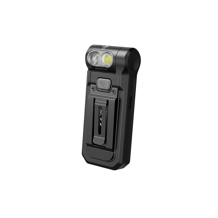 Fenix SW05RUVBLC - Dimmbare, aufladbare LED-Taschenlampe LED/USB IPX6 150 lm 49 h schwarz