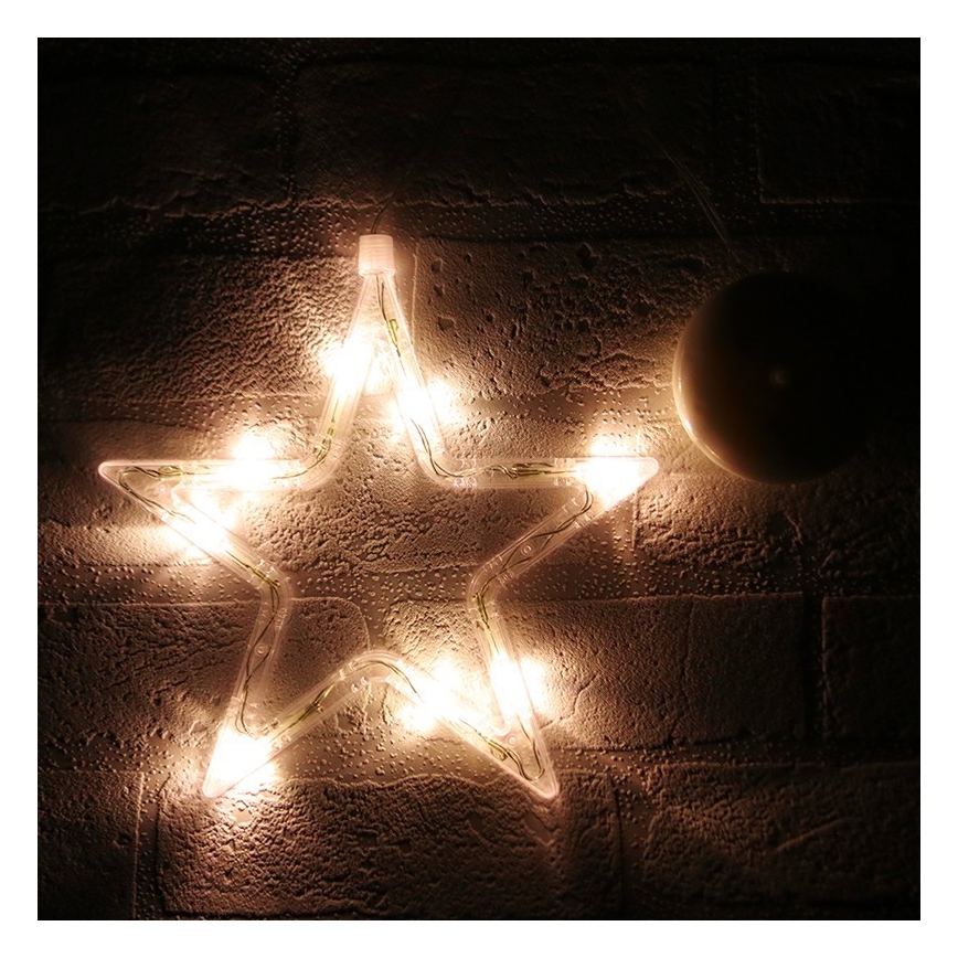 Fensterdekoration 8xLED/3xAA