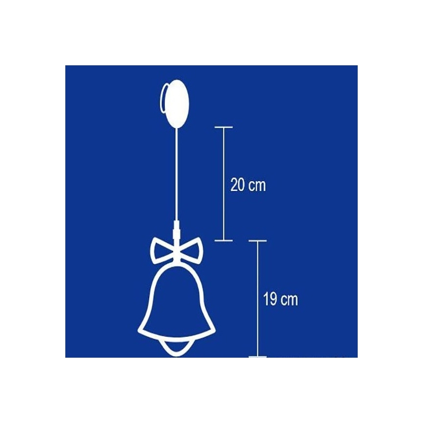 Fensterdekoration 8xLED/3xAA