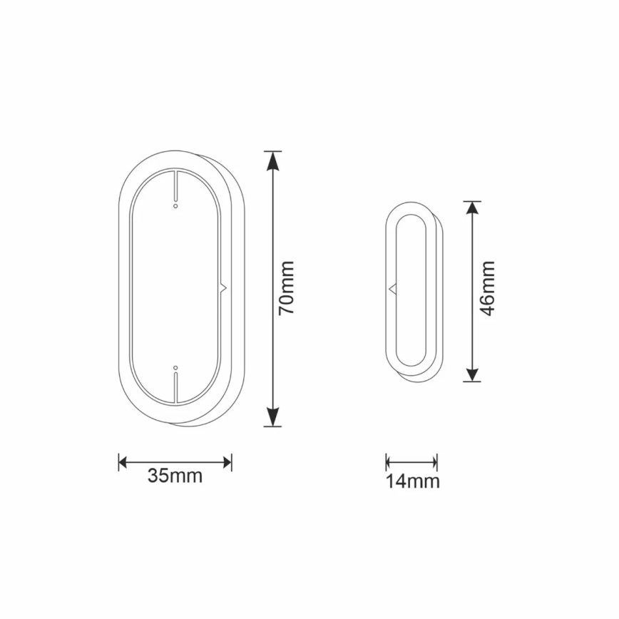 Fenstersensor SMART 2xAAA/Wi-Fi Tuya