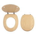 FERRO - WC-Sitz aus MDF, Eschen-Dekor