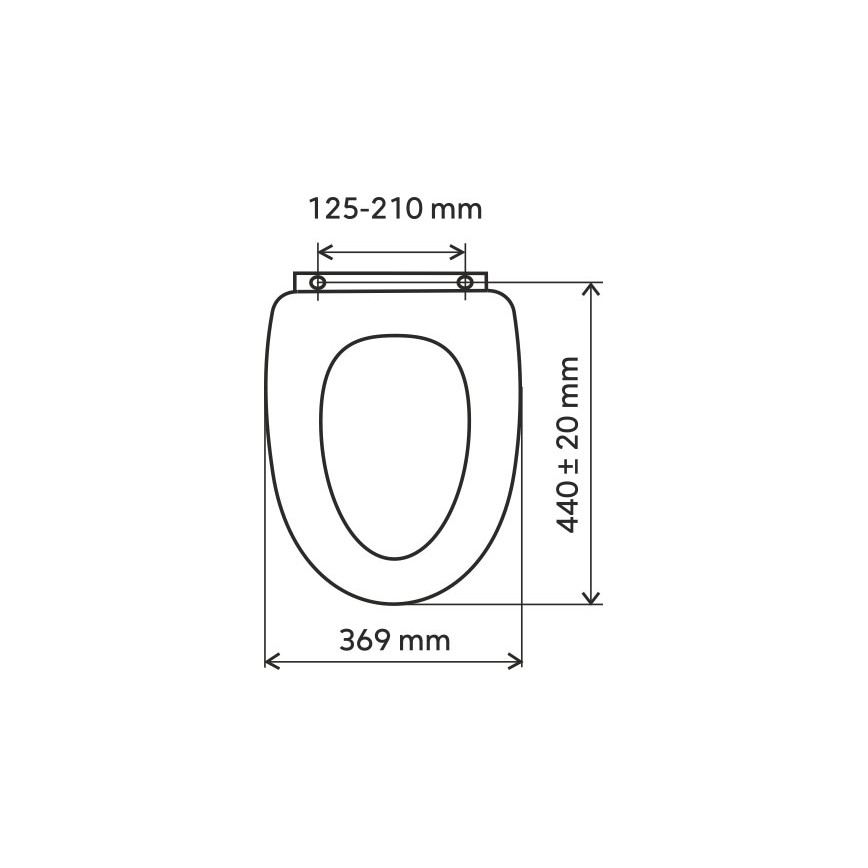 FERRO - WC-Sitz SoftClose Duroplast/weiß