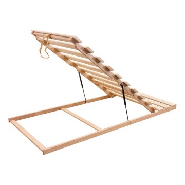 Fester Lattenrost mit Neigung der Beine HOVDEN 200x90 cm