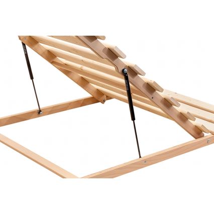 Fester Lattenrost mit Neigung der Beine HOVDEN 200x90 cm