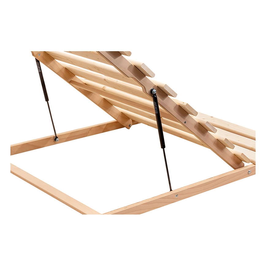 Fester Lattenrost mit Neigung der Beine HOVDEN 200x90 cm