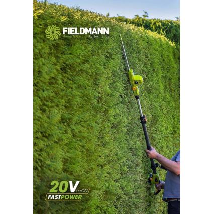 Fieldmann - Akku-Teleskop-Heckenschere 20V