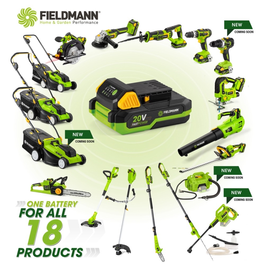 Fieldmann - Akku-Teleskopschneider 20V