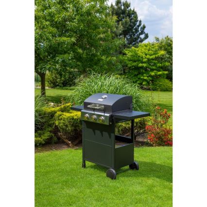 Fieldmann - Gasgrill 3-flammig schwarz