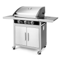 Fieldmann - Gasgrill 3-flammig matt verchromt
