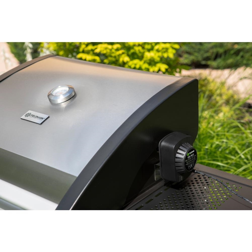 Fieldmann - Gasgrill 3-flammig matt verchromt