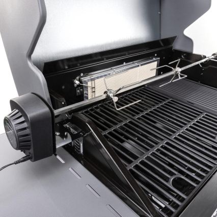 Fieldmann - Grillspieß mit Motor 230 V, Edelstahl