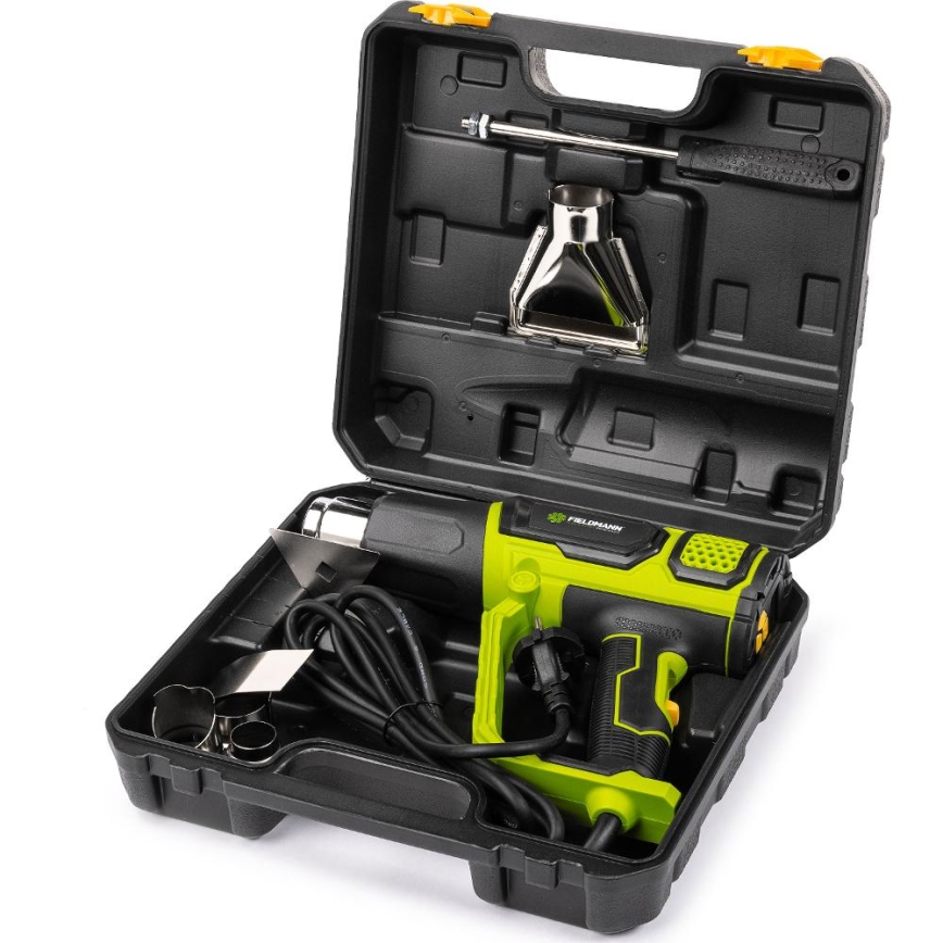 Fieldmann - Heißluftpistole mit Zubehör 2000W/230V