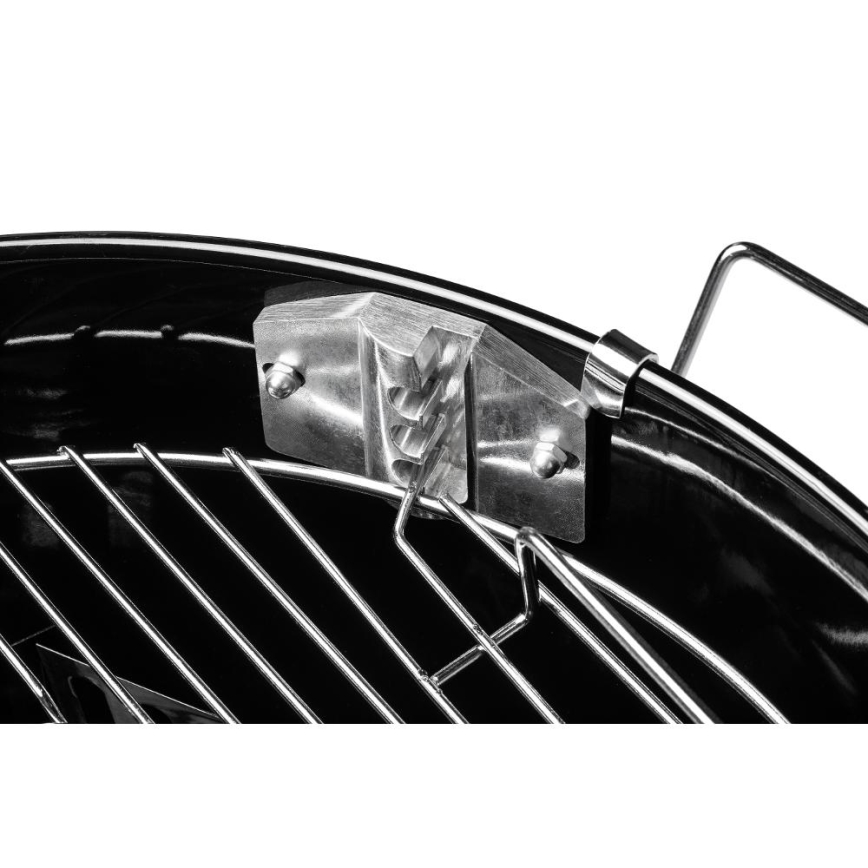 Fieldmann - Holzkohlegrill schwarz/Chrom