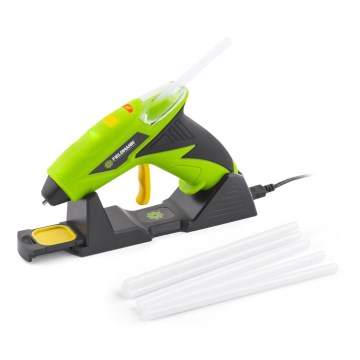Fieldmann - Kabellose Heißklebepistole 4V 1500 mAh grün
