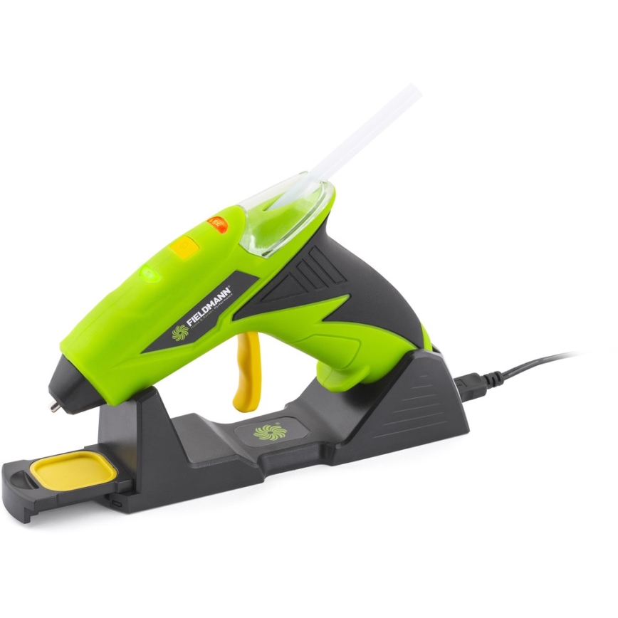 Fieldmann - Kabellose Heißklebepistole 4V 1500 mAh grün