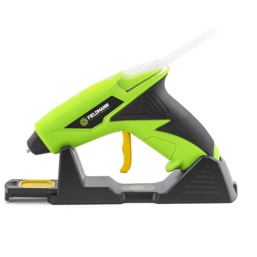 Fieldmann - Kabellose Heißklebepistole 4V 1500 mAh grün