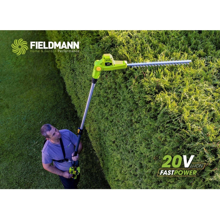 Fieldmann - Kabellose Teleskopheckenschere 20V
