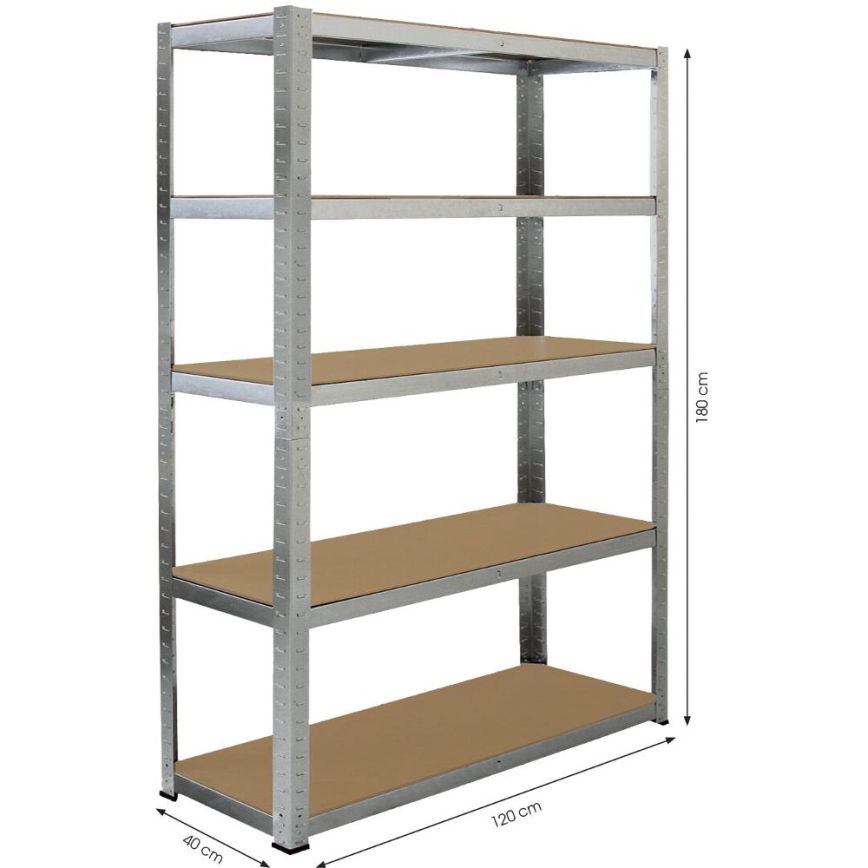 Fieldmann - Lagerregal 180x120x40 cm