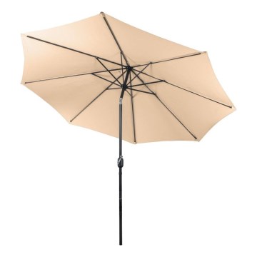 Fieldmann - Sonnenschirm d 3 m cremefarben
