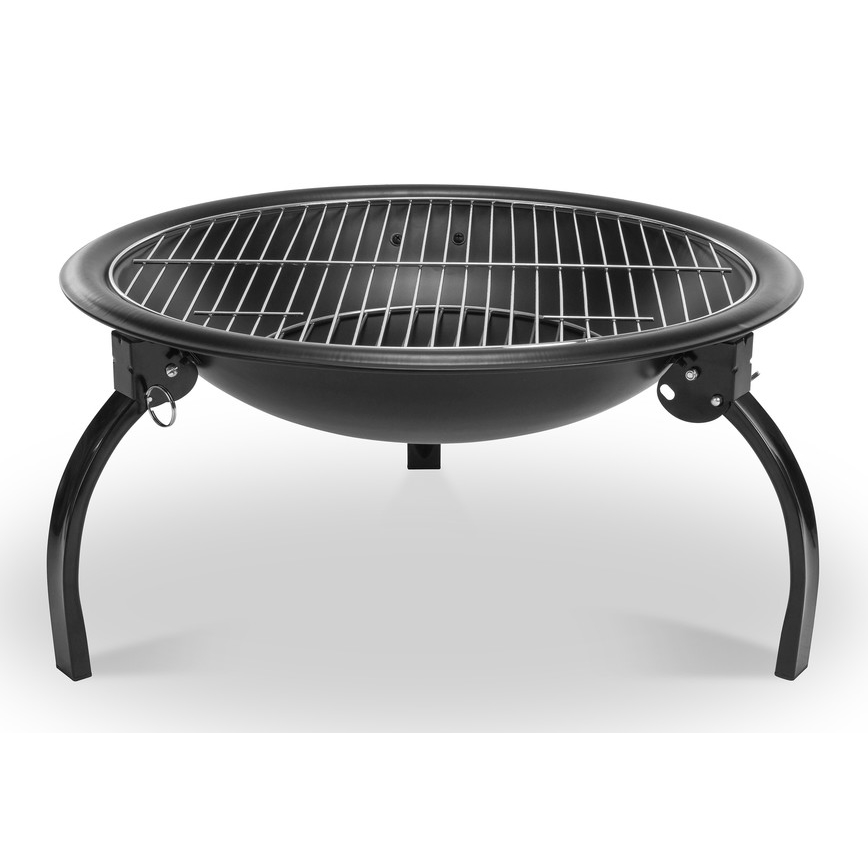 Fieldmann - Tragbares Lagerfeuer mit Grill