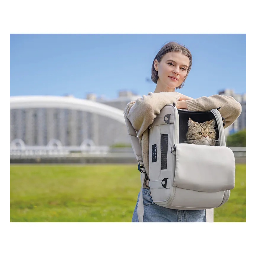 Fikago - Reise-Träger für Hunde und Katzen TRUFFLE Artic Flower