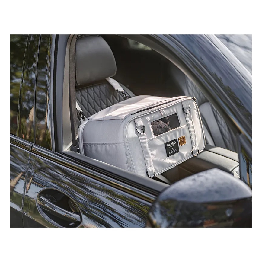 Fikago - Reise-Träger für Hunde und Katzen TRUFFLE Artic Flower