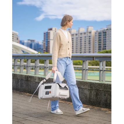 Fikago - Reise-Träger für Hunde und Katzen TRUFFLE Artic Flower