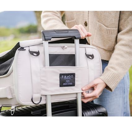 Fikago - Reise-Träger für Hunde und Katzen TRUFFLE Artic Flower