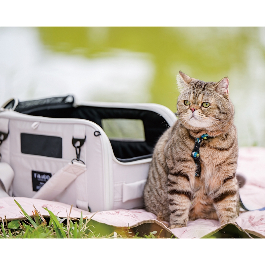 Fikago - Reise-Träger für Hunde und Katzen TRUFFLE Artic Flower