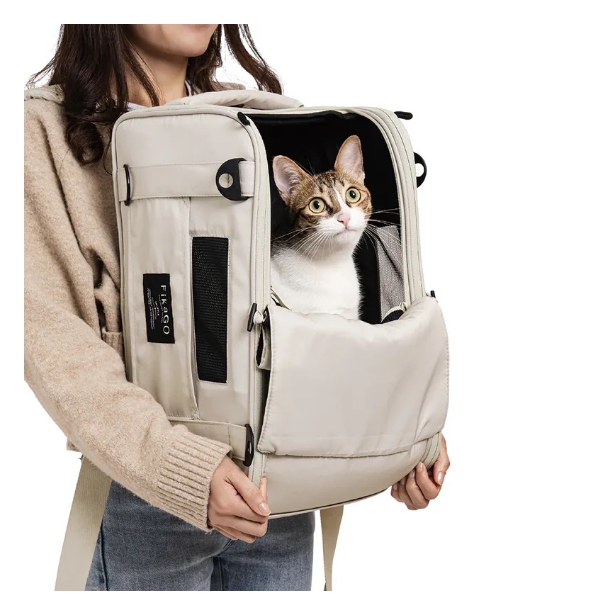 Fikago - Reise-Träger für Hunde und Katzen TRUFFLE Artic Flower