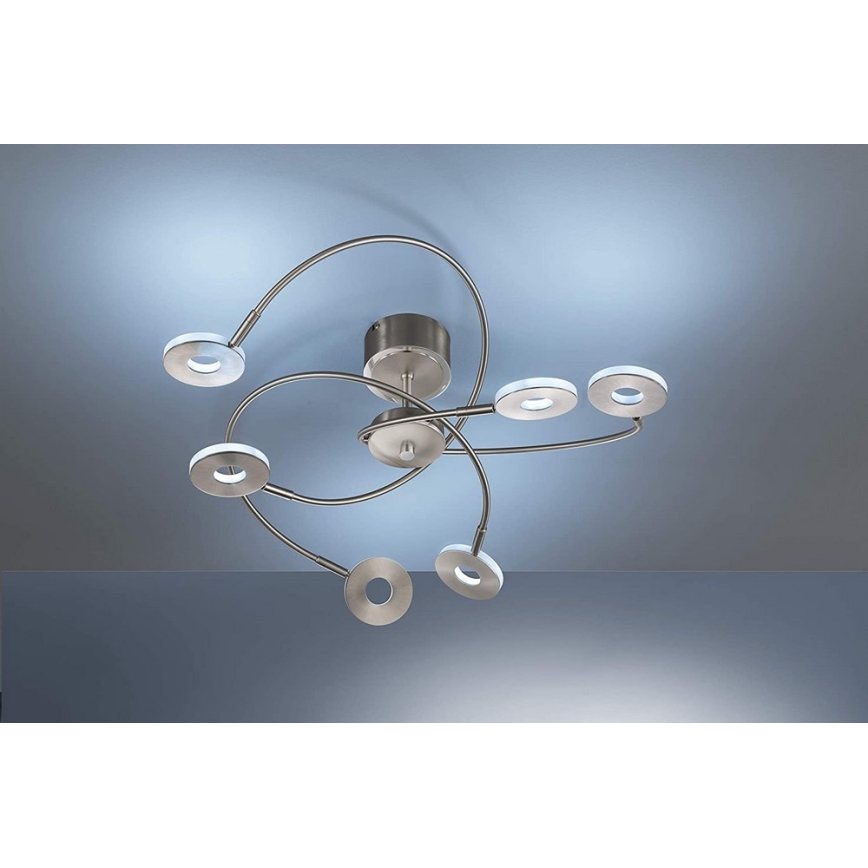 Fischer & Honsel 20532 - LED Dimmbare Spotleuchte DENT 6xLED/6W/230V + Fernbedienung