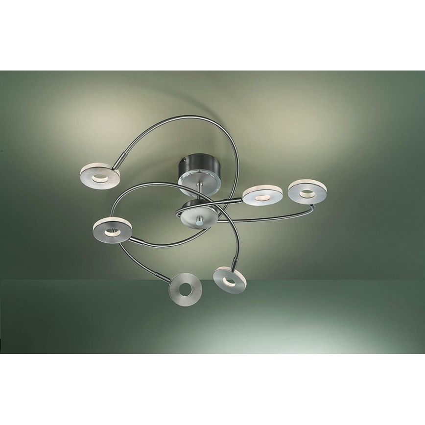 Fischer & Honsel 20532 - LED Dimmbare Spotleuchte DENT 6xLED/6W/230V + Fernbedienung