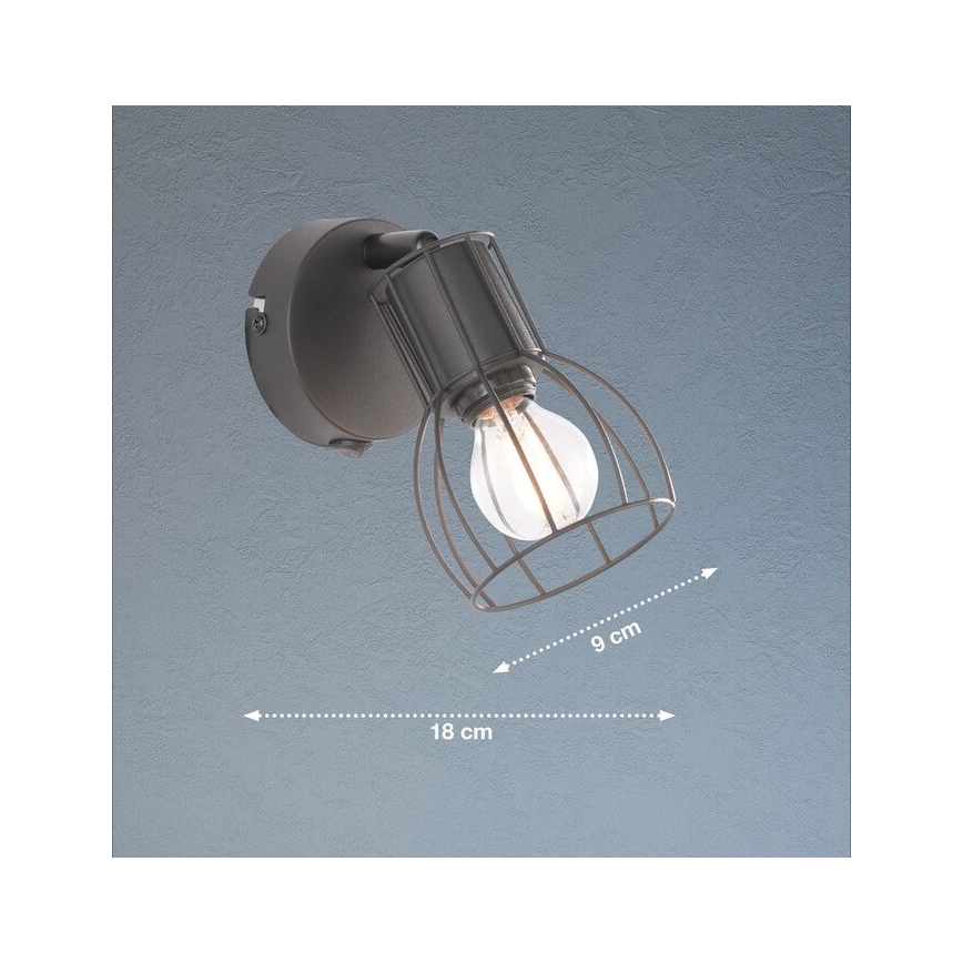 Fischer & Honsel 30074 - Wandspot KAFES 1xE14/25W/230V