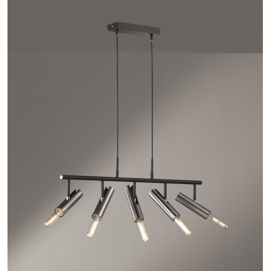 Fischer & Honsel 60369 - Hängeleuchte DEAN 5xE27/25W/230V