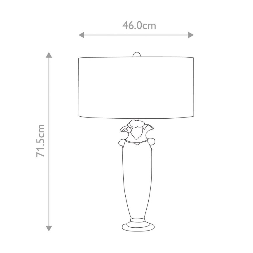 Flambeau - Tischleuchte BIENVILLE 1xE27/60W/230V