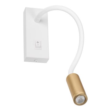 Flexible LED-Lampe TONIL LED/3,3W/230V weiß/gold