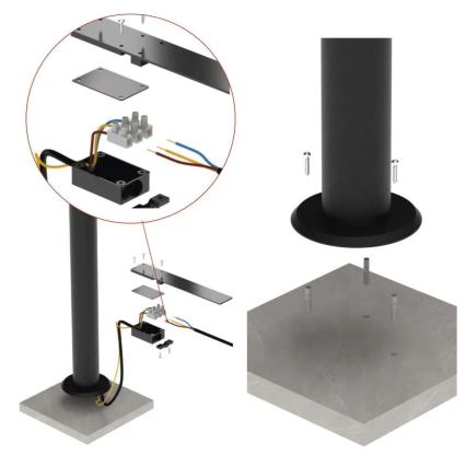 Flexible LED-Outdoor-Leuchte NIKA LED/12,5W/230V IP44 50 cm