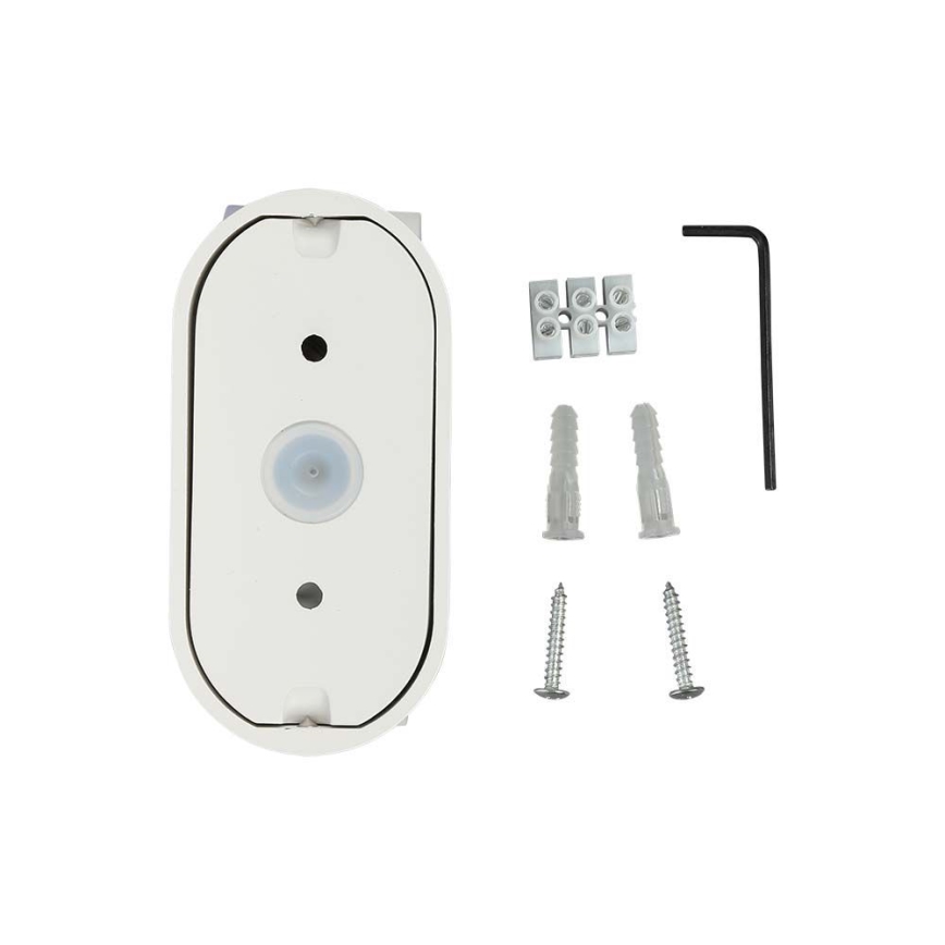 Flexible LED-Outdoor-Wandleuchte LED/5W/230V 4000K IP65 weiß