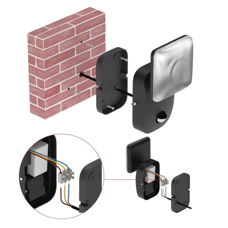 Flexible LED-Outdoor-Wandleuchte NIKA LED/12,5W/230V IP44