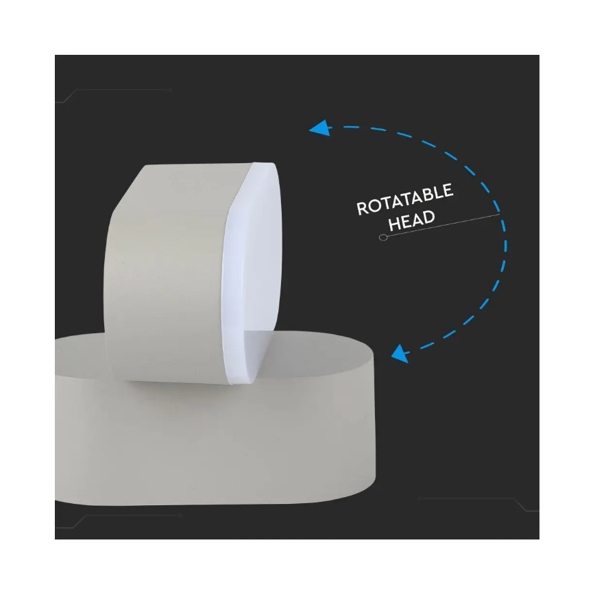 Flexible LED-Wandleuchte für den Außenbereich LED/5W/230V IP65